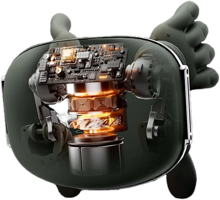 Zoserx - Massaggiatore Riscaldato Bionic, Massaggiatore Shiatsu Portatile per Collo E Schiena, Massaggio Elettrico per Tessuti Profondi 4D, Design Simulato Della Mano Umana per Alleviare Il