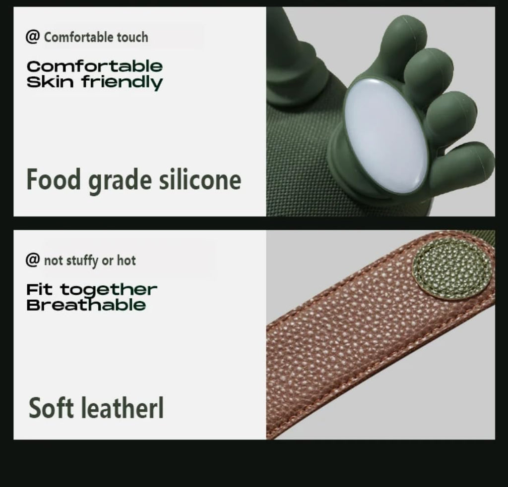 Zoserx - Massaggiatore Riscaldato Bionic, Massaggiatore Shiatsu Portatile per Collo E Schiena, Massaggio Elettrico per Tessuti Profondi 4D, Design Simulato Della Mano Umana per Alleviare Il